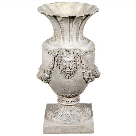 Design Toscano The Greek Pan of Olympus Architectural Garden Urns: Set of Two NE9210151